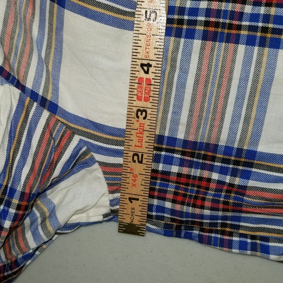 Every Moment Women's Size XL Cotton Blend Plaid Button Down Shirt New - Picture 11 of 14